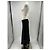 Autre Marque Falda negra con cadena dorada Negro - vista 4