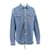 Camicia in denim blu Versace  - vista 1
