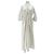Vestido maxi de algodón blanco Frame Denim