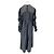 Autre Marque NYNNE Schwarzes Maxikleid mit gerafften Ärmeln - Ansicht 2