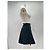Falda corta negra Carven Negro - vista 3