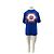 Off White Camiseta azul estampada
