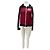 Nike Jacke dunkelrot Polyester Größe S Bordeaux