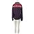 Nike Jacke dunkelrot Polyester Größe S Bordeaux - Ansicht 2