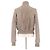 Louis Vuitton Taupe Lederjacke Beige - Ansicht 2