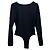 Autre Marque Body negro de manga larga de algodón FLORE FLORE - vista 2