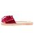 Sandalias espadrilles Manebi de terciopelo rosa - vista 3