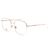 Isabel Marant Brille aus goldenem Metall - Ansicht 5