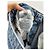 Jeans Guess blu a vita media - vista 6