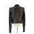 Magda Butrym Lederjacke Schwarz - Ansicht 2