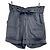 Pantalones cortos negros Isabel Marant Etoile de algodón con cinturón