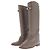 Hermès Taupe Stiefel "Jumping" Grau