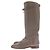 Hermès Taupe Stiefel "Jumping" Grau - Ansicht 3