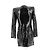 Saint Laurent Paillettenkleid Schwarz - Ansicht 2