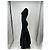 Autre Marque BOBKOVA Schwarzes langes Viscose Kleid - Ansicht 4