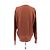 Dries Van Noten Pull fin marron en laine - vue 2