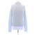 Prada Polo blu a maniche lunghe in cashmere - vista 2