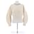 Alexander Wang Weißer Pullover mit Strasskragen aus Wolle  - Ansicht 1