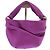 Piccola borsa a mano Jimmy Choo viola in tessuto Porpora - vista 4