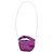 Piccola borsa a mano Jimmy Choo viola in tessuto Porpora - vista 6