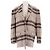 Anine Bing Wollblazer mit Karomuster Beige