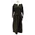 Les Prairies de Paris Gestreiftes Maxikleid Schwarz Marineblau