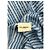 Autre Marque APIECE APART Gestreiftes Midikleid Blau Baumwolle - Ansicht 6