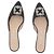 Manolo Blahnik Satin Mules Schwarz mit silberner Strassschnalle - Ansicht 6