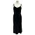 Autre Marque GAÂLA Trägerloses Kleid aus schwarzem Satin