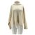 Autre Marque Rollkragenpullover aus einer Mischung aus Kaschmir und Seide Weiß