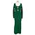 Autre Marque Grüne Häkelkleid