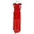 Isabel Marant Vestido de seda rojo "Alsaw" Roja