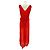 Isabel Marant Vestido de seda rojo "Alsaw" Roja - vista 2