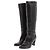 Dior Botas de tacón de cuero Negro