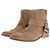Botas de camurça bege com fivelas Zadig & Voltaire Marrom
