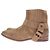 Botas de camurça bege com fivelas Zadig & Voltaire Marrom - vista 3