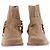 Botas de camurça bege com fivelas Zadig & Voltaire Marrom - vista 4