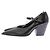 Cos Schwarze Lederpumps mit spitzer Kappe - Ansicht 3