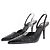 Autre Marque Slingback GIA BORGHINI pretos estampa de crocodilo