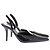 Autre Marque Slingback GIA BORGHINI pretos estampa de crocodilo - vista 2