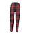 Burberry Rot karierter Wollhose