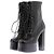 Saint Laurent Stivaletti con tacco in pelle Nero