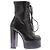 Saint Laurent Stivaletti con tacco in pelle Nero - vista 2