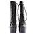 Saint Laurent Stivaletti con tacco in pelle Nero - vista 4