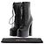 Saint Laurent Stivaletti con tacco in pelle Nero - vista 8
