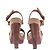 Sandali con piattaforma effetto espadrille Christian Louboutin Marrone - vista 5