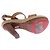 Sandali con piattaforma effetto espadrille Christian Louboutin Marrone - vista 7