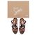 Sandali con piattaforma effetto espadrille Christian Louboutin Marrone - vista 9