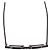 Off White Gafas de sol negras "OERI016" Negro - vista 6