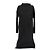 Pleats Please Schwarzes Kleid